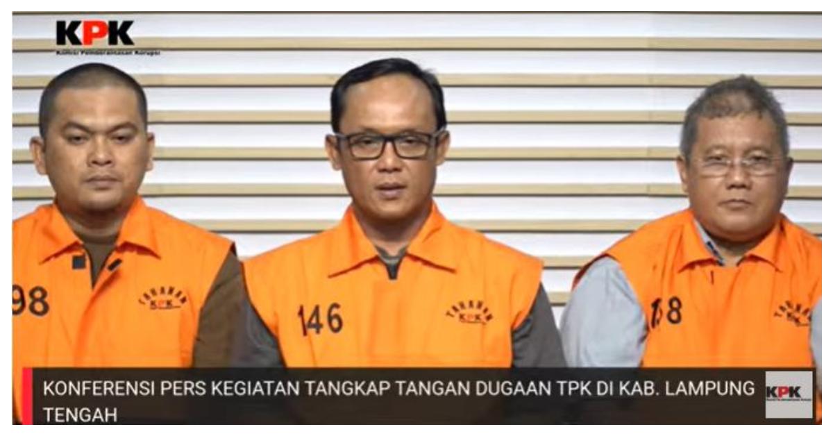 Ardito Terima Fee Rp5,75 M dari Suap Proyek di Lampung Tengah, Dipakai Lunasi Utang Kampanye Pilkada