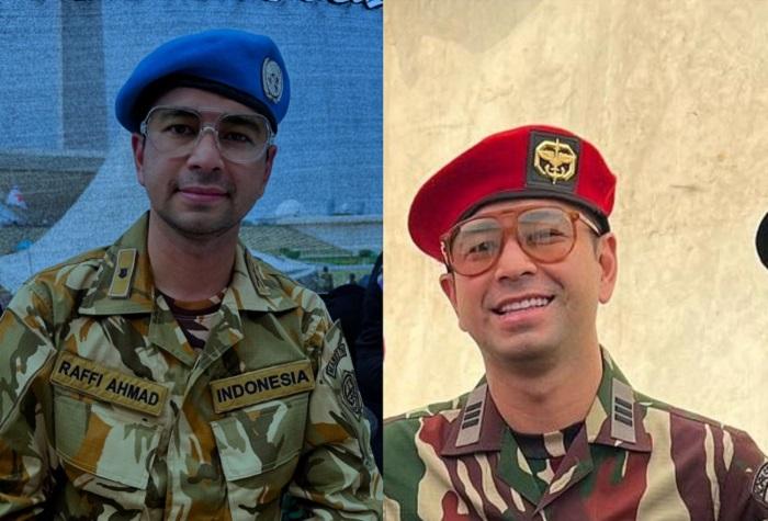 Raffi Ahmad Disorot Pakai Atribut Tentara Baret Biru di HUT TNI, Terungkap Penampilannya Tahun Lalu