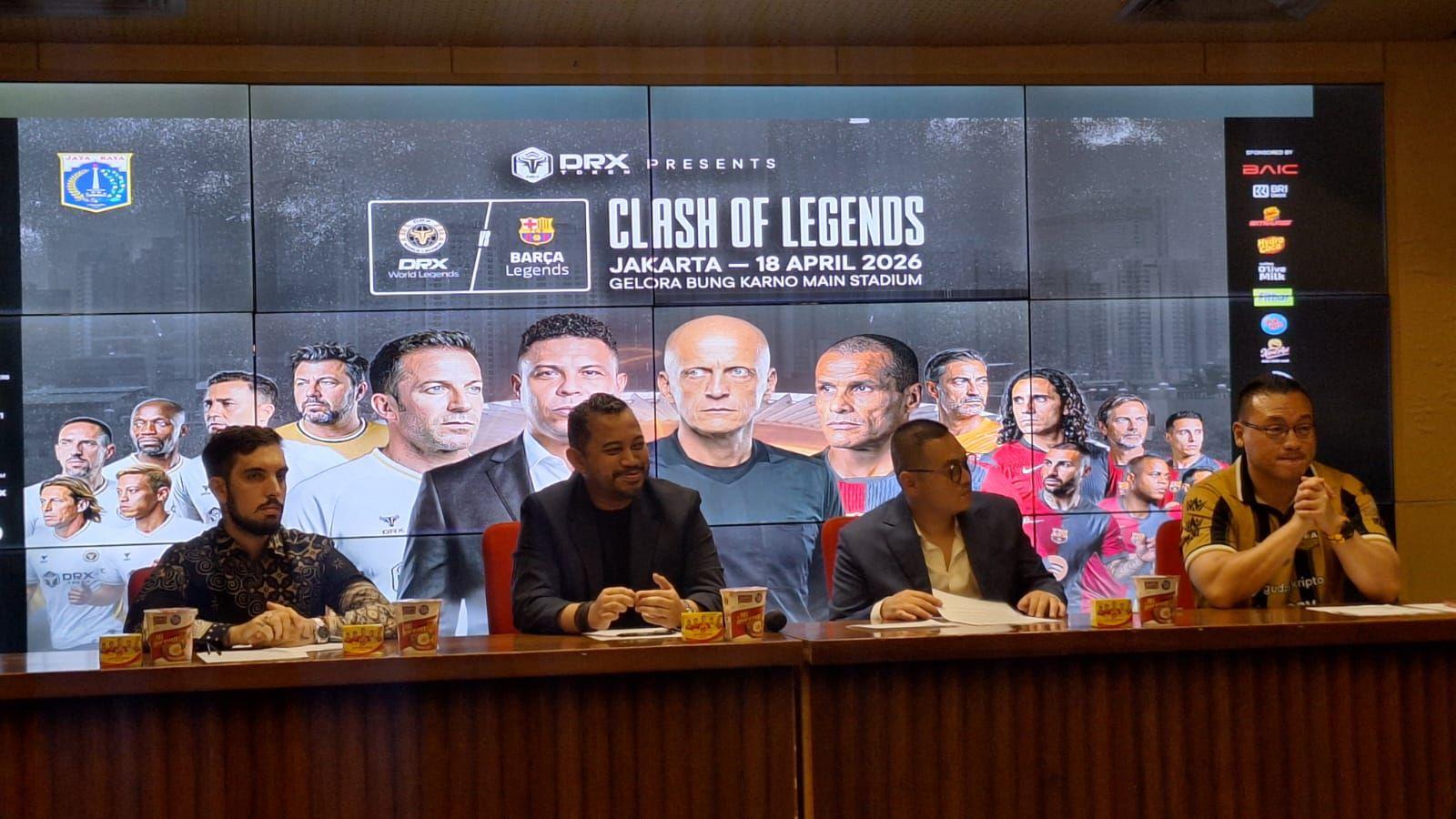 Promotor Clash of Legends Turut Bujuk Roberto Carlos, Luis Figo dan Diego Costa Main di SUGBK