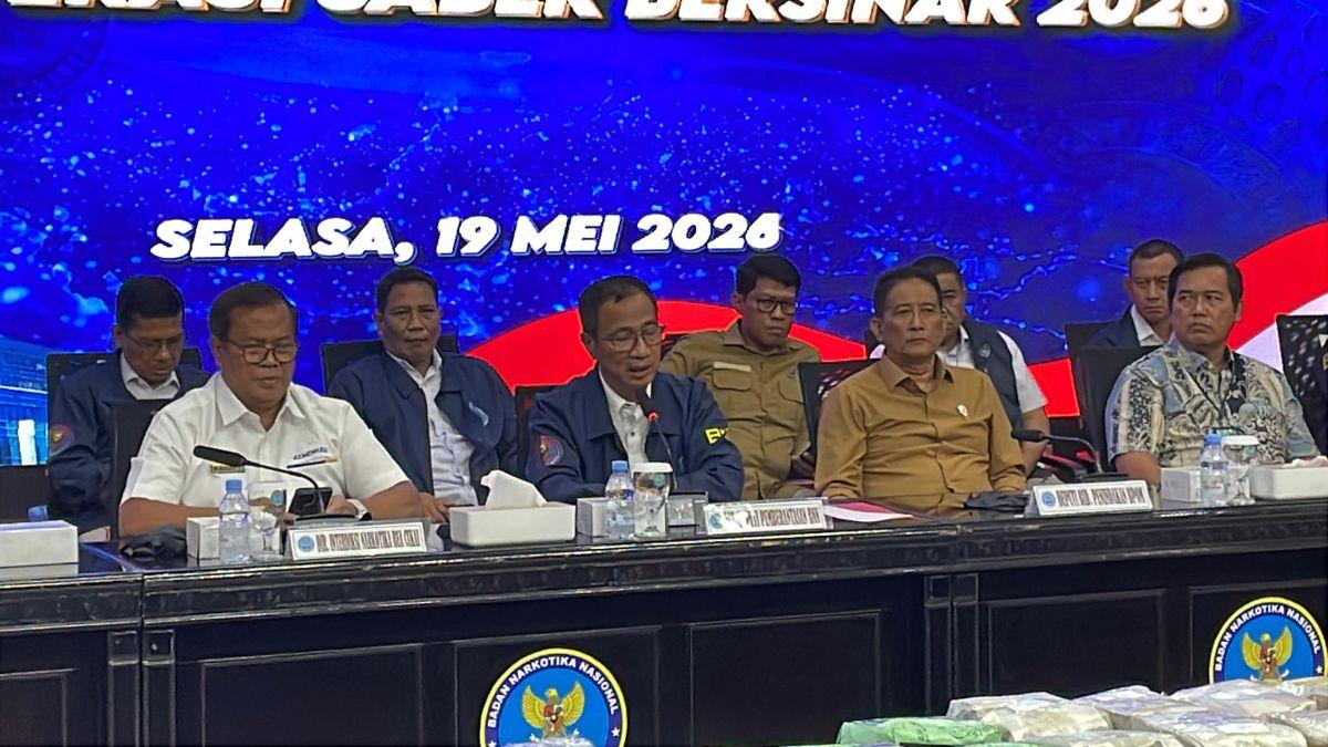 Operasi Saber Bersinar 2026, BNN Tangkap 31 Tersangka Hingga Amankan Ratusan Kilogram Narkoba