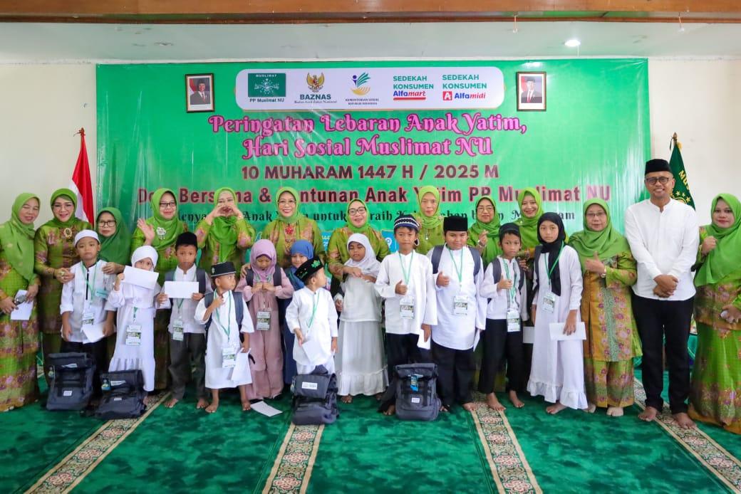 BAZNAS RI Bersama Muslimat NU Gelar Lebaran Yatim

