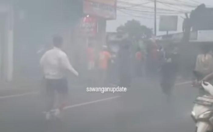 Jakmania–Bobotoh Bentrok di Depok, Petasan Gol Persib Jadi Pemicu