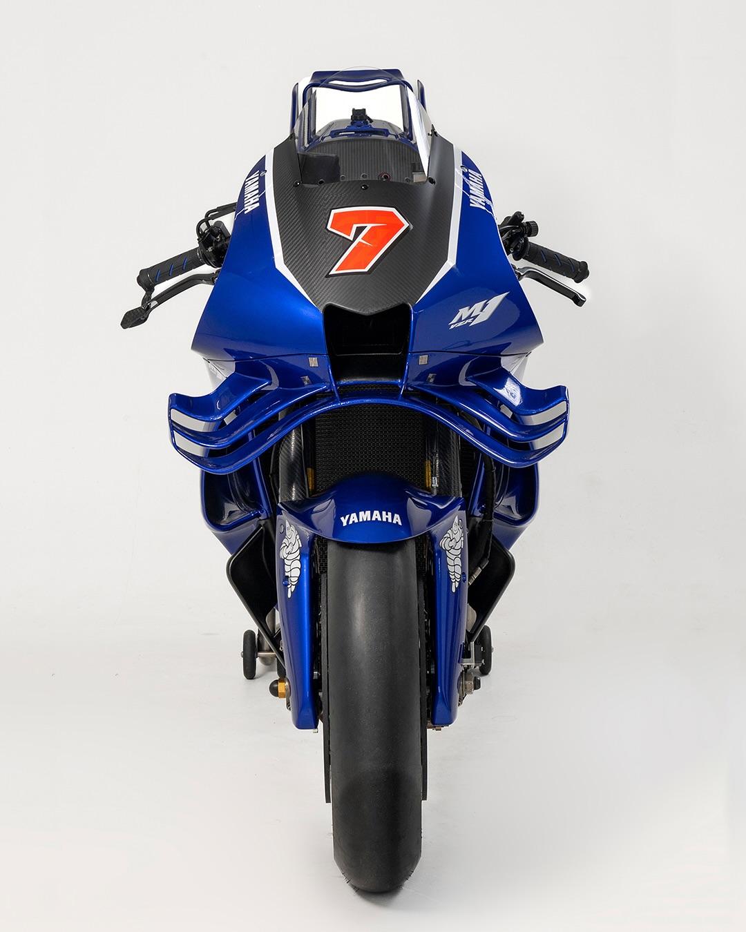 Bentuk bagian depan motor baru Yamaha di MotoGP