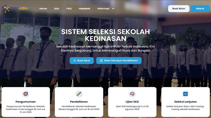 Cara Buat Akun SSCASN Sekolah Kedinasan 2025 di dikdin.bkn.go.id, Dibuka 29 Juni - TribunNews.com  