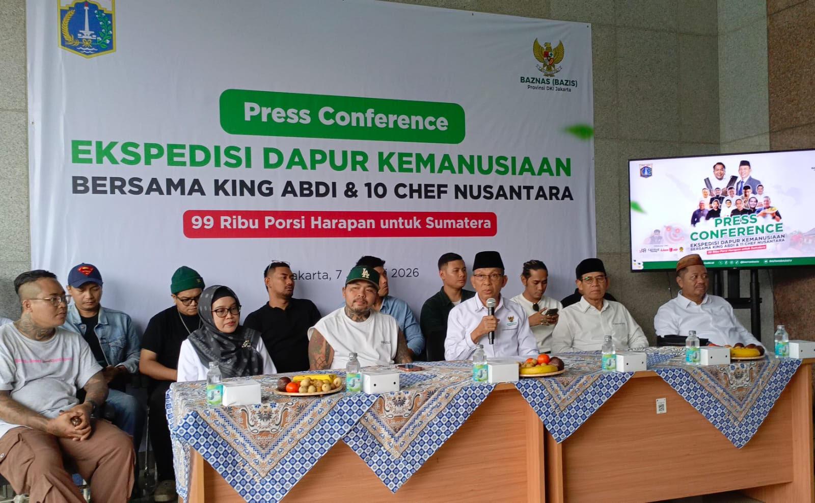 Kolaborasi Kemanusiaan Baznas DKI Salurkan Ribuan Porsi Makanan untuk Penyintas Bencana di Sumatera