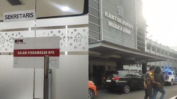 OTT KPK di Muara Enim Sumsel: Ruang Bupati dan Rumah Dinas Disegel