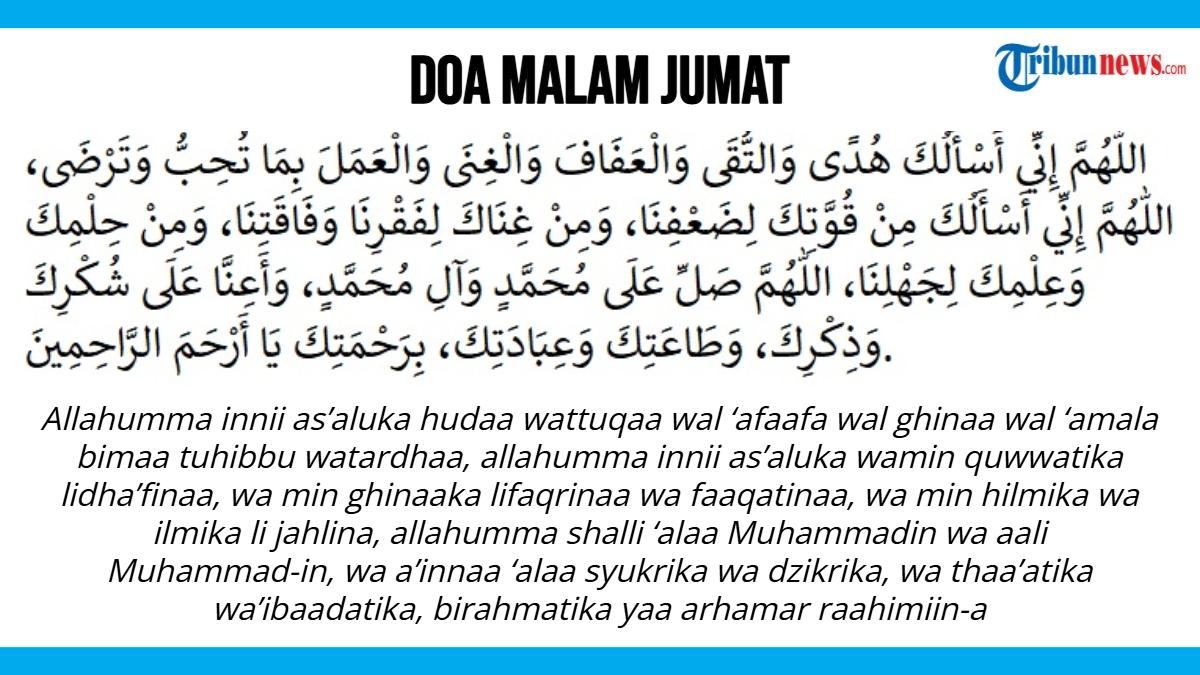 Doa Malam Jumat yang Mustajab, Bisa Membuka Pintu Rezeki