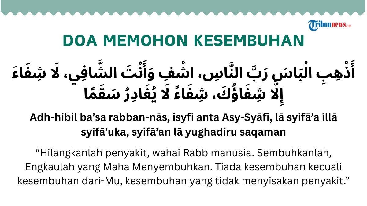 Doa Memohon Kesembuhan dan Hikmah Sakit, Bisa Menghapus Dosa