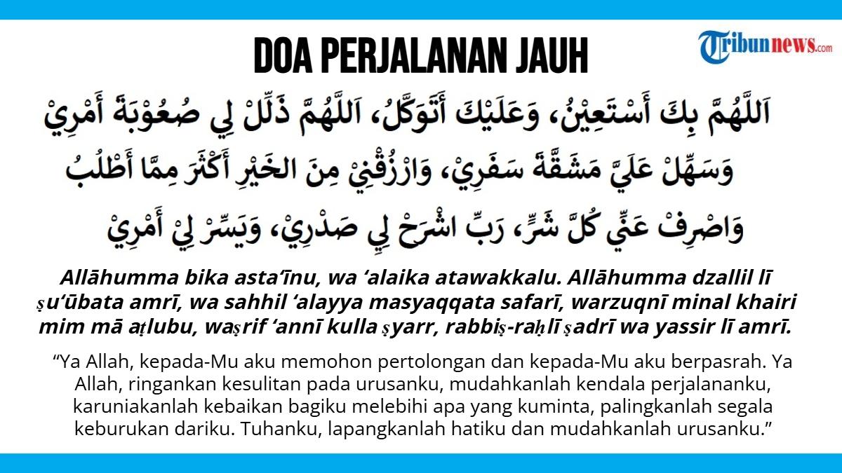 Doa Perjalanan Jauh agar Aman di Jalan dan Selamat sampai Tujuan