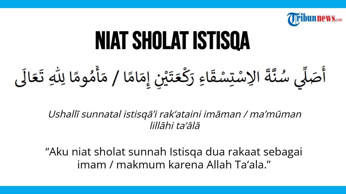 Niat Sholat Istisqa dan Tata Caranya, Ikhtiar Meminta Hujan Turun