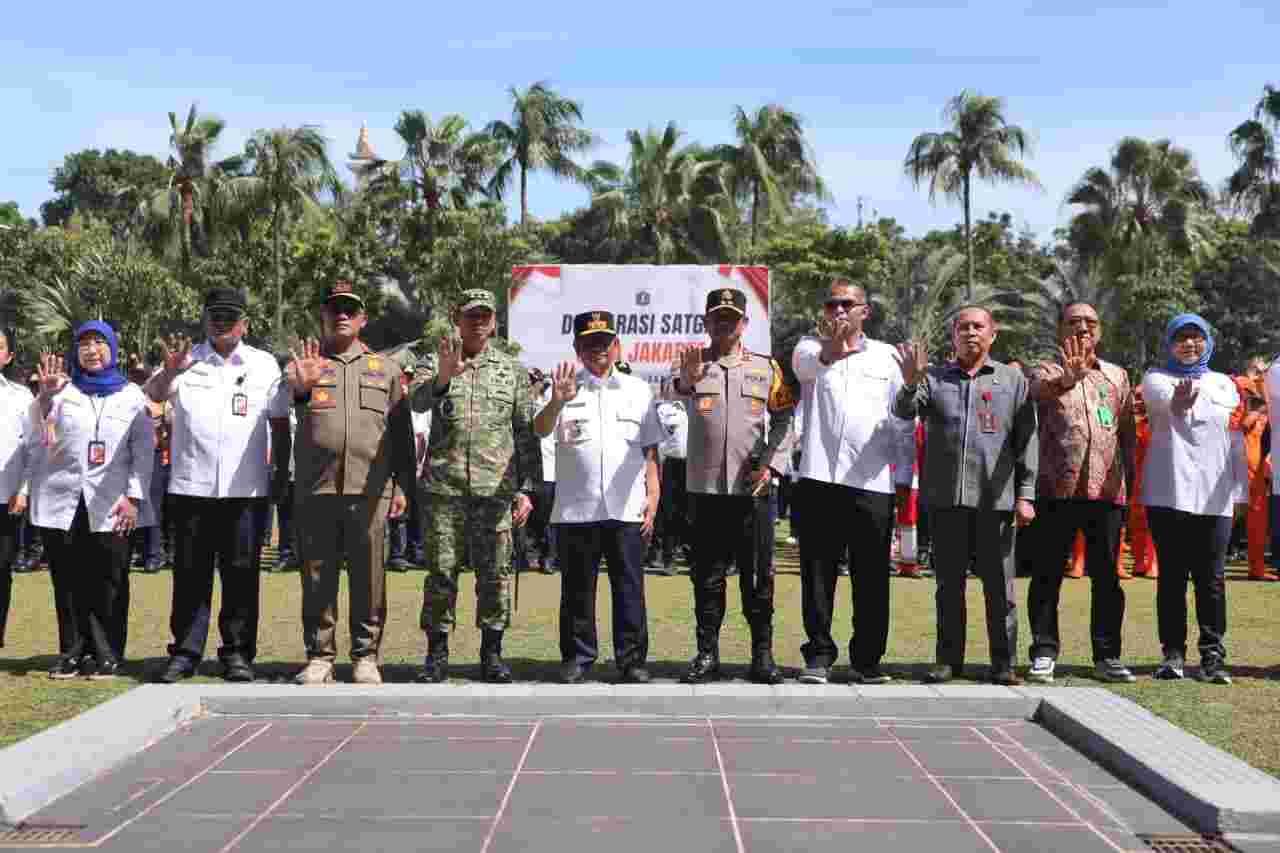 Deklarasi Satgas Jaga Jakarta, Gubernur Pramono Ajak Warga Perkuat Keamanan Ibu Kota