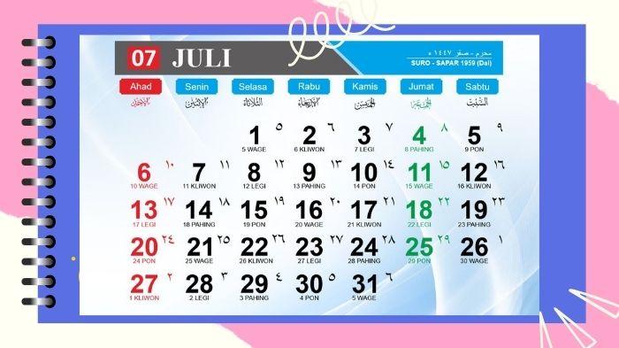 Kapan Tanggal Merah Juli 2025? Cek Jadwal Libur Nasional dan Cuti Bersama SKB 3 Menteri