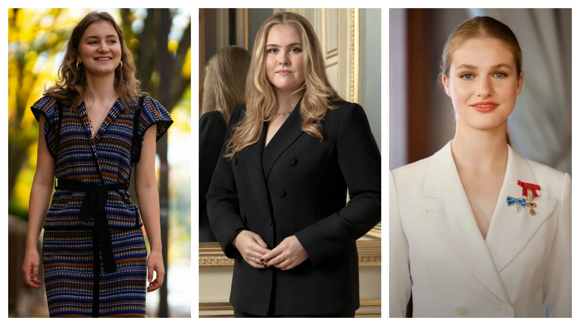 ERA PARA RATU - Dari kiri ke kanan: Putri Elisabeth dari Belgia, Putri Catharina-Amalia dari Belanda, dan Putri Leonor dari Spanyol. Ketiganya dipersiapkan menjadi ratu masa depan. (monarchie.be; royal-house.nl; fpa.es)