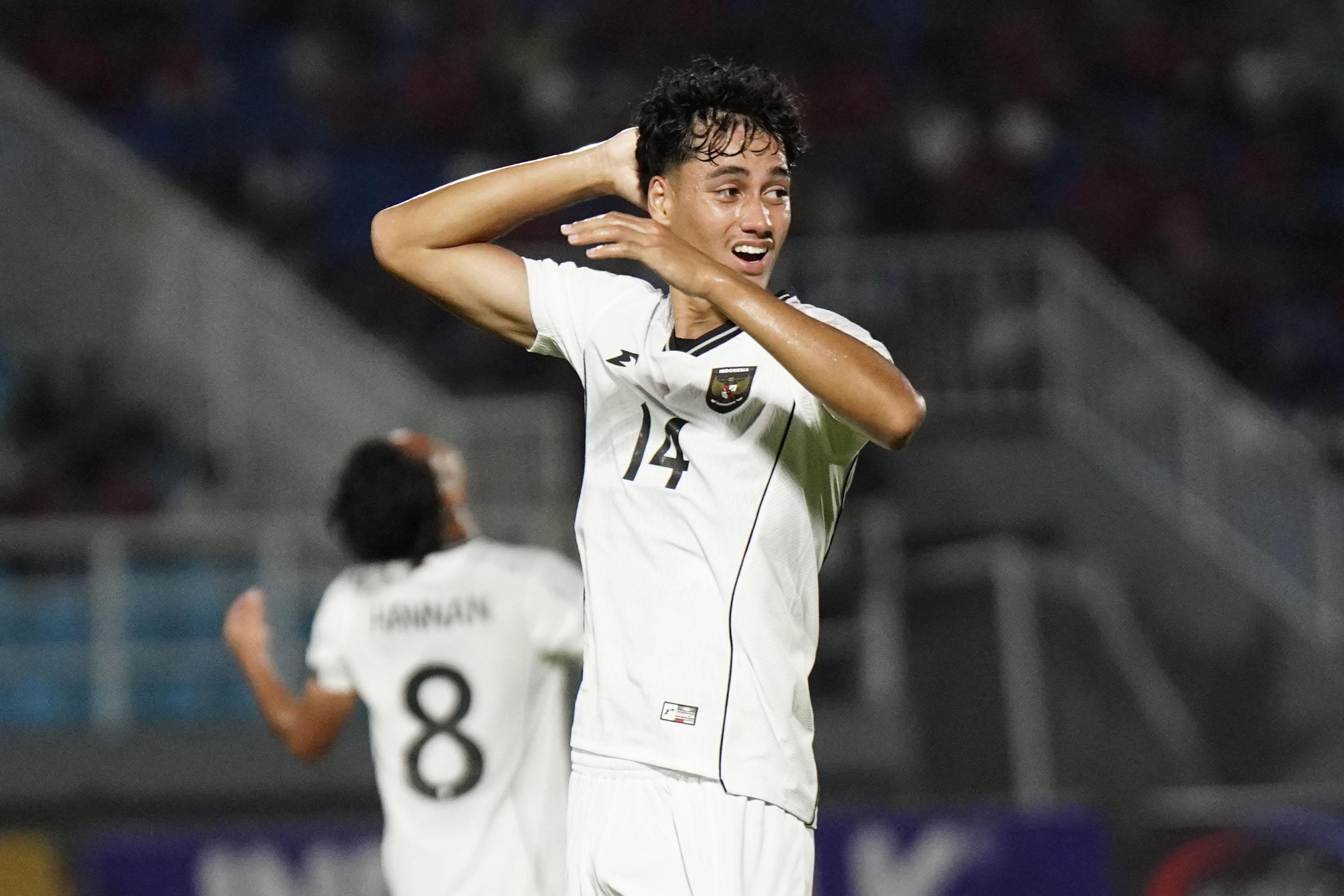 Ekspresi-pesepak-bola-Timnas-U23-Indonesia-Rafael-Struick-saat-lawan-Laos.jpg