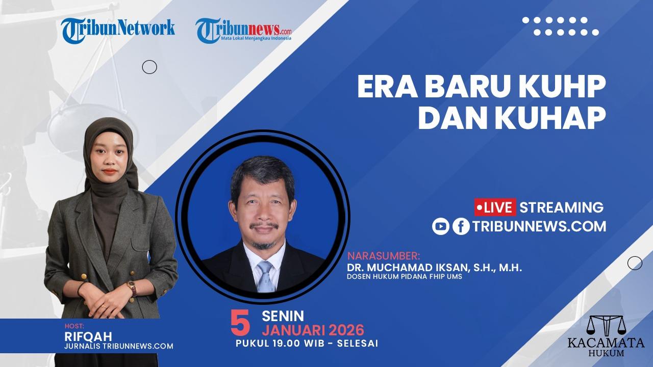 Talkshow Kacamata Hukum 5 Januari 2025: Era Baru KUHP dan KUHAP