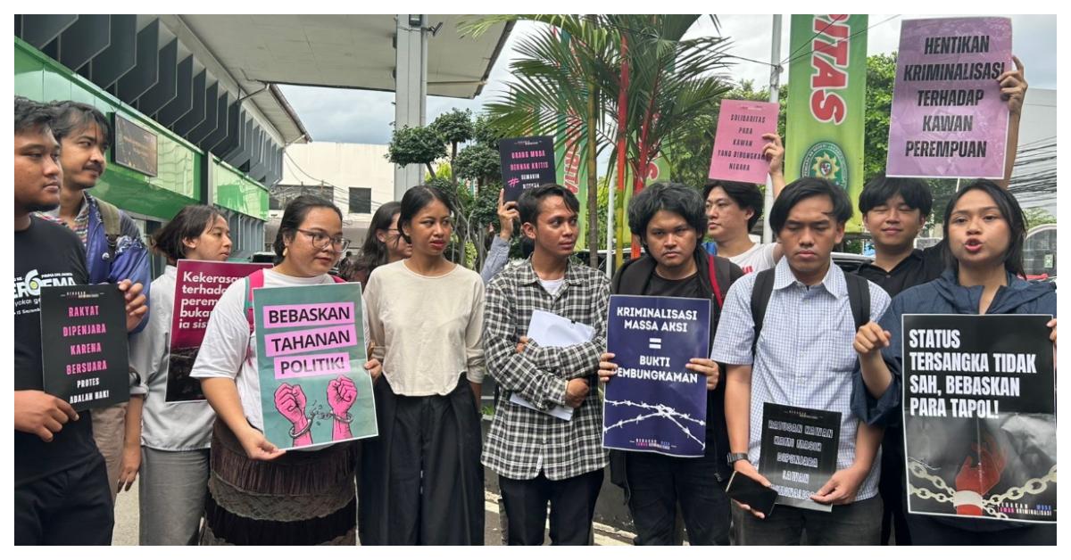Dukungan Terus Mengalir Jelang Putusan Praperadilan Aktivis Delpedro c.s. di PN Jakarta Selatan