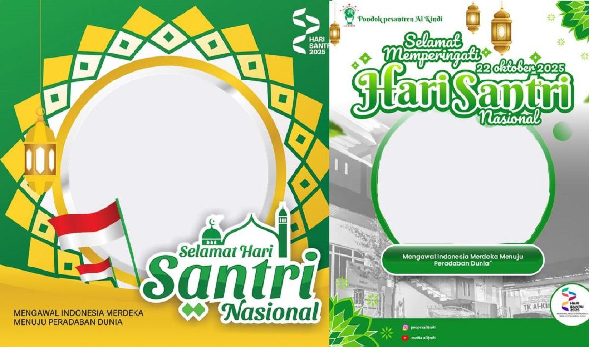 50 Link Twibbon Hari Santri 2025, Dilengkapi dengan Cara Mudah Mengunggahnya di Media Sosial