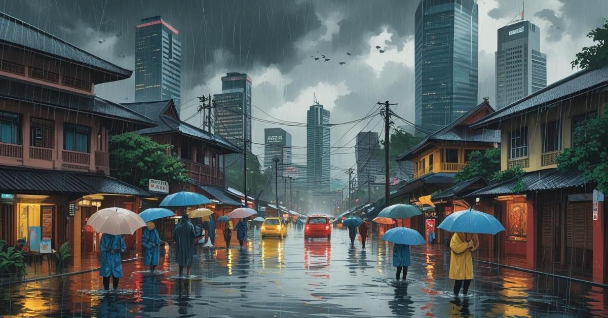 Prakiraan Cuaca Banjarmasin Minggu, 31 Agustus 2025: Sore Hari Hujan Sedang