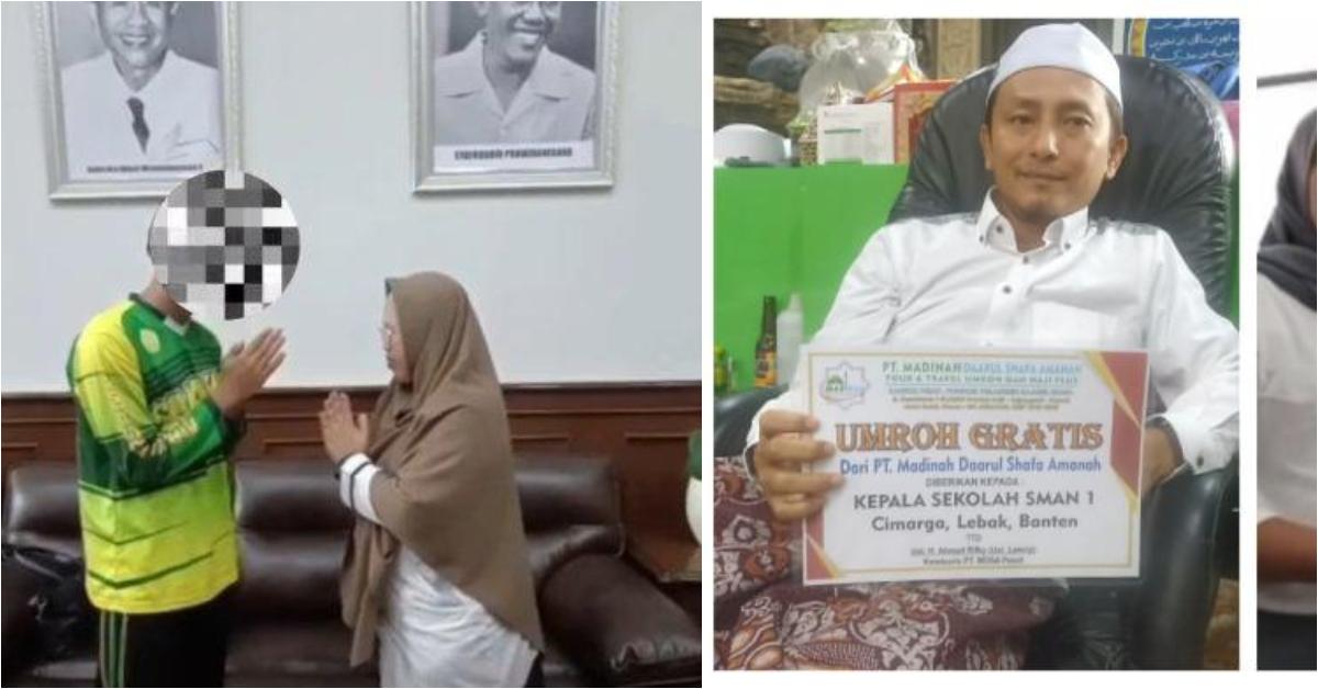 Sosok Ustaz Lancip yang Hadiahi Kepsek SMAN 1 Cimarga Umrah Gratis, Pernah 2 Kali Viral