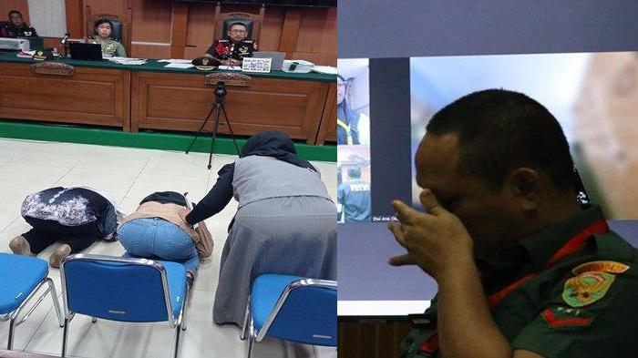 Keluarga Korban 3 Polisi yang Ditembak Sujud Minta Kopda Bazarsah Dihukum Mati, Ini Reaksi Hakim