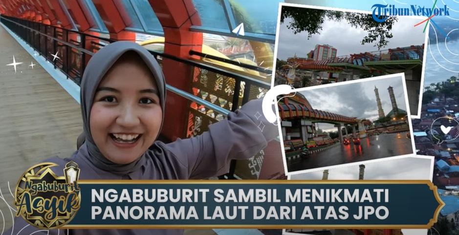 VIDEO - Ngabuburit di JPO Siger Milenial Bandar Lampung, Tempat Santai Terbaik