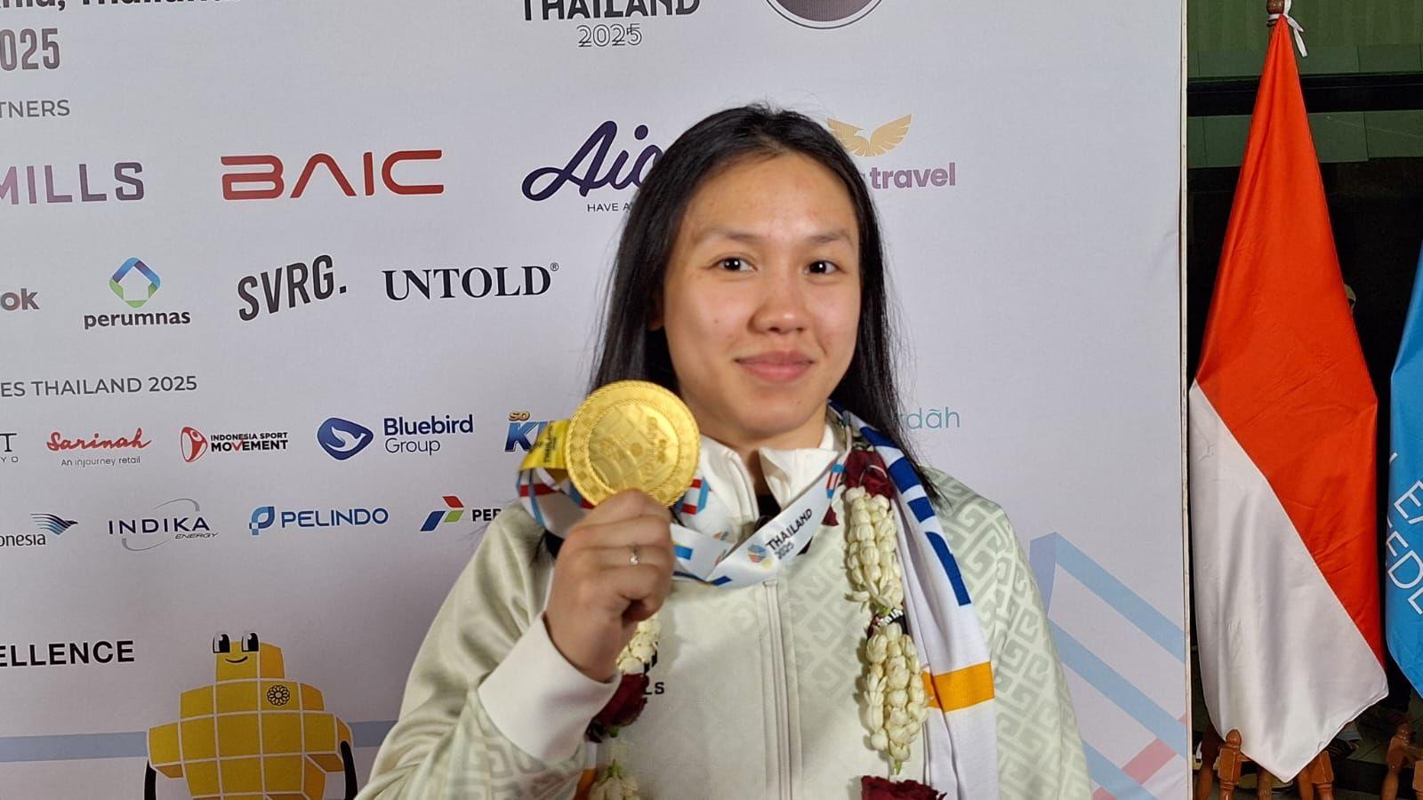 Hadapi Lawan Berbobot Lebih Berat, Perjuangan Syerina Berbuah Manis: Medali Emas Perdana SEA Games