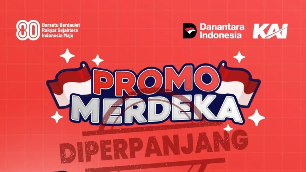 Diskon Tiket Kereta Api 20 Persen Diperpanjang, Berlaku untuk Pembelian 21-31 Agustus 2025