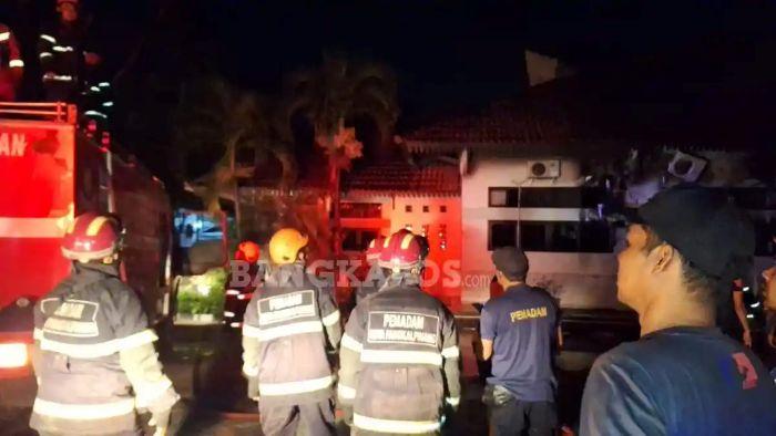 Kantor Dishub Provinsi Kepulauan Bangka Belitung Diduga Sengaja Dibakar
