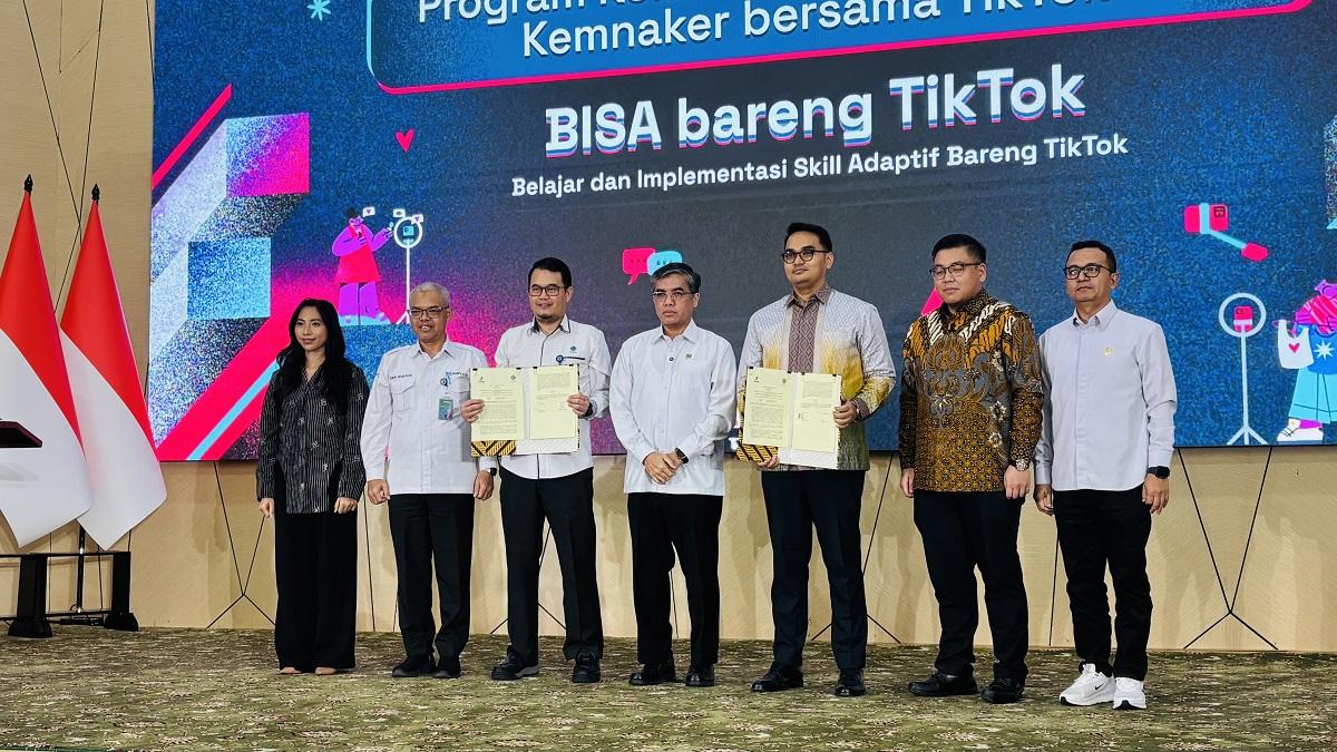 Kemnaker Gandeng TikTok, Targetkan 100 Ribu Orang Setahun Mahir Digital Skill E-Commerce