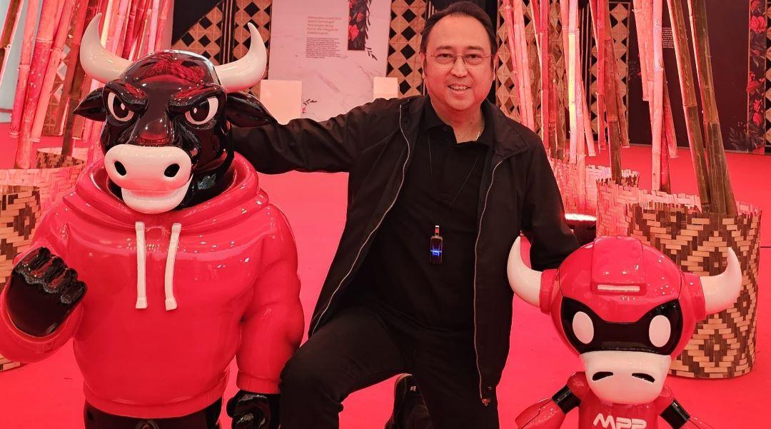 Maskot Banteng Berjaket Merah Curi Perhatian di HUT ke-53 PDIP, Namanya Masih Misteri