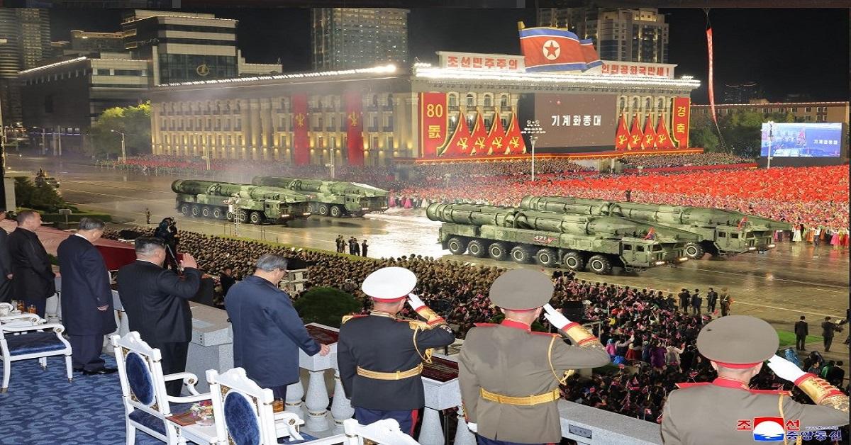 Pamer Senjata Nuklir Terkuat saat Parade Militer, Pidato Kim Jong-un Tebar Ancaman, Senggol AS?