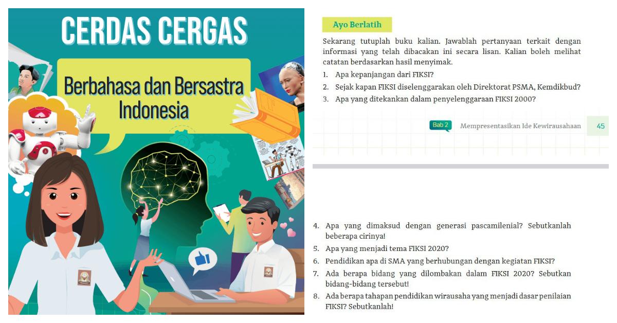 Kunci Jawaban Bahasa Indonesia Kelas 12 Halaman 45, 46: Apa Kepanjangan FIKSI?