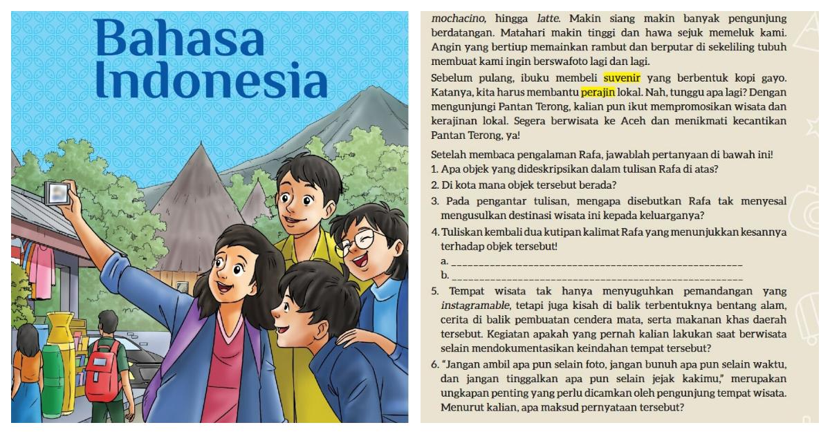 Kunci Jawaban Bahasa Indonesia Kelas 7 Halaman 5: Apa Objek yang Dideskripsikan dalam Tulisan Rafa?