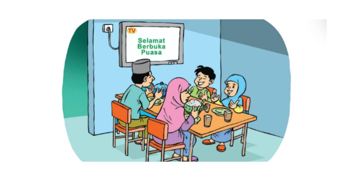 Tangkap layar buku Kemendikbud Pendidikan Agama Islam kelas 3 SD/MI, halaman 91: Pengalaman Berpuasa