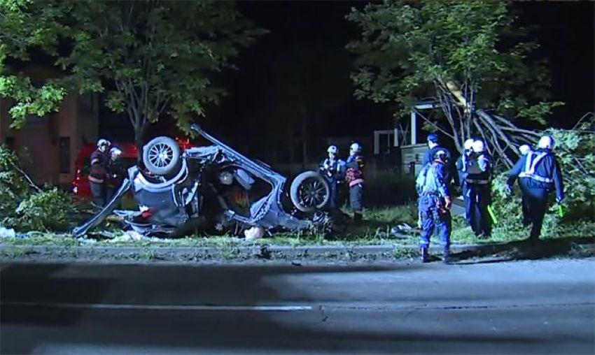 Mobil Penumpang Tabrak Pohon Lalu Terbalik di Hokkaido Jepang, Dua Orang Tewas