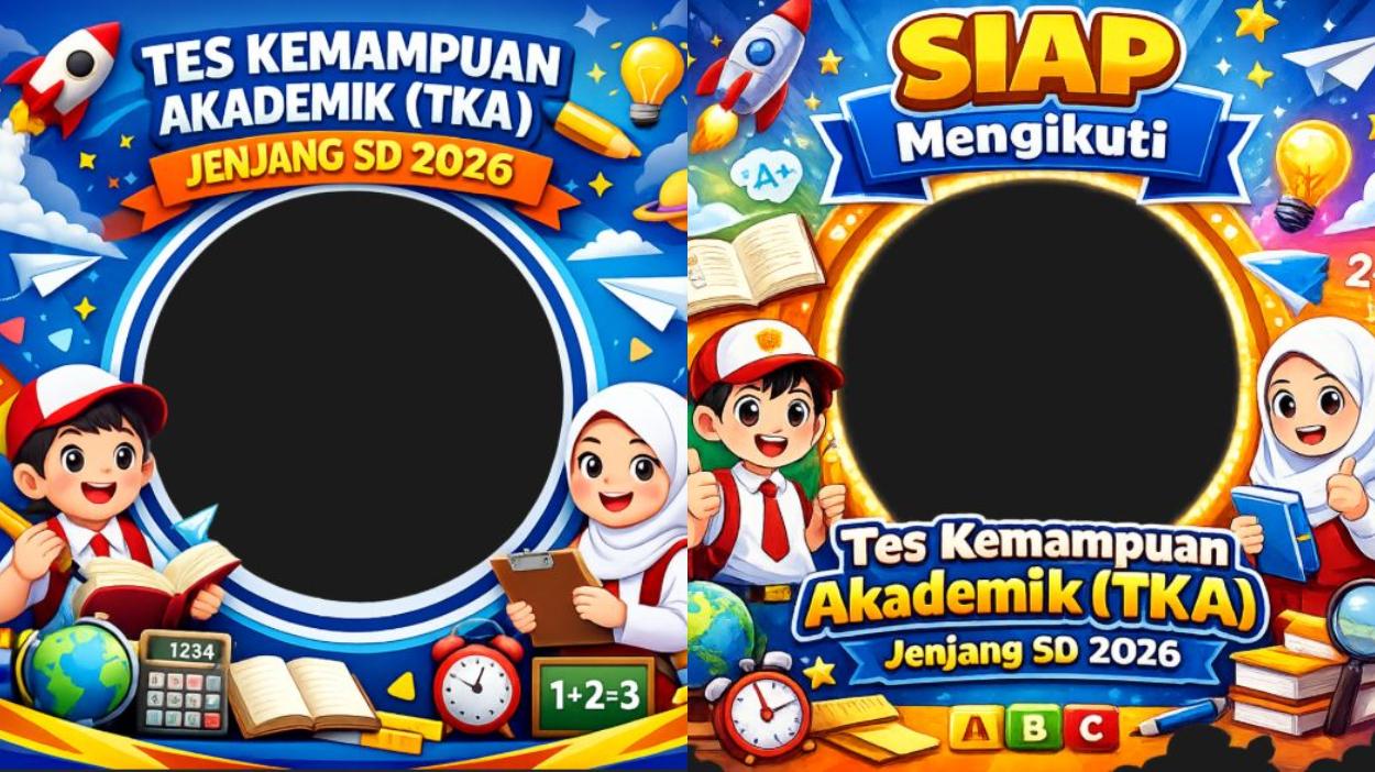 20 Link Twibbon TKA SD 2026 untuk Siswa dan Guru Pengawas, Serta Cara Mudah Unggah di Media Sosial
