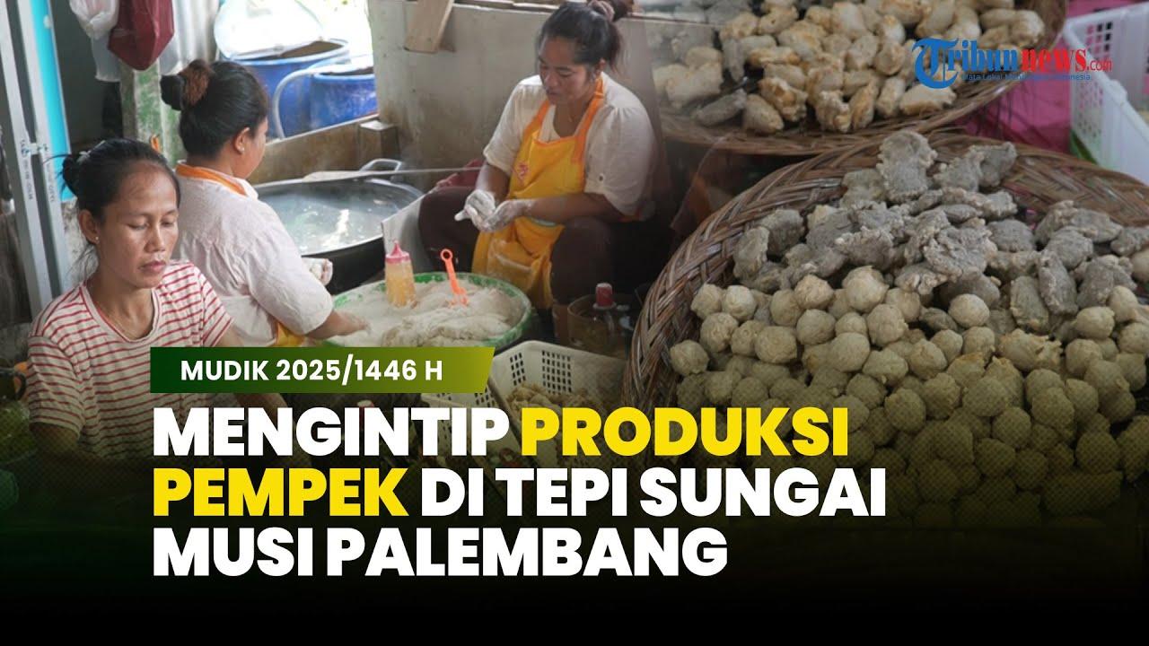 VIDEO Mengintip Produksi Pempek Koyek di Tepi Sungai Musi, Kuliner yang Selalu Diburu Jelang Lebaran