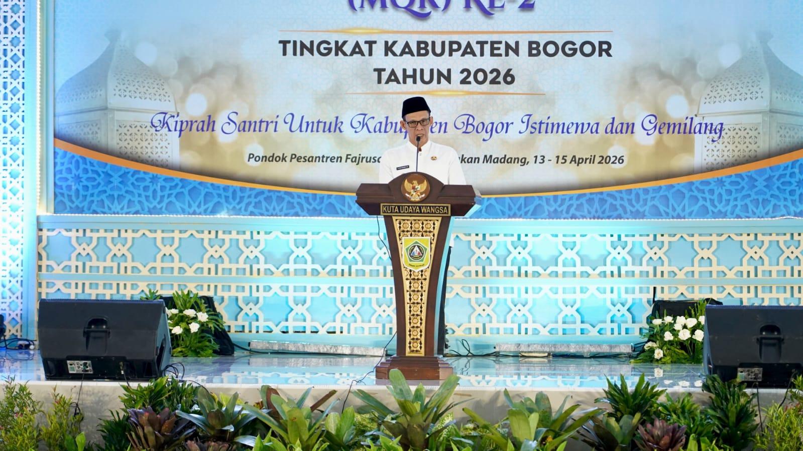 Wabup Jaro Ade: MQK Jadi Momentum Cetak Santri Unggul di Kabupaten Bogor