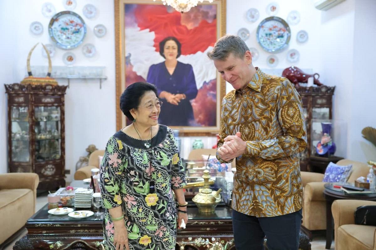 Megawati dan Dubes Australia Rod Brazier Bahas Dinamika Global hingga Kuliner Khas Makassar