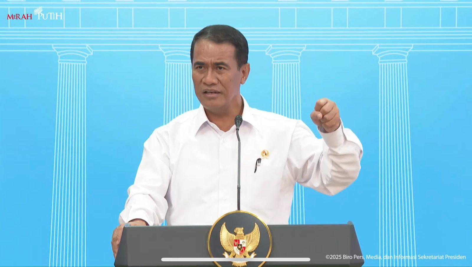 Mentan Amran Fokus Hilirisasi Pertanian Nasional Usai Target Pangan Tercapai