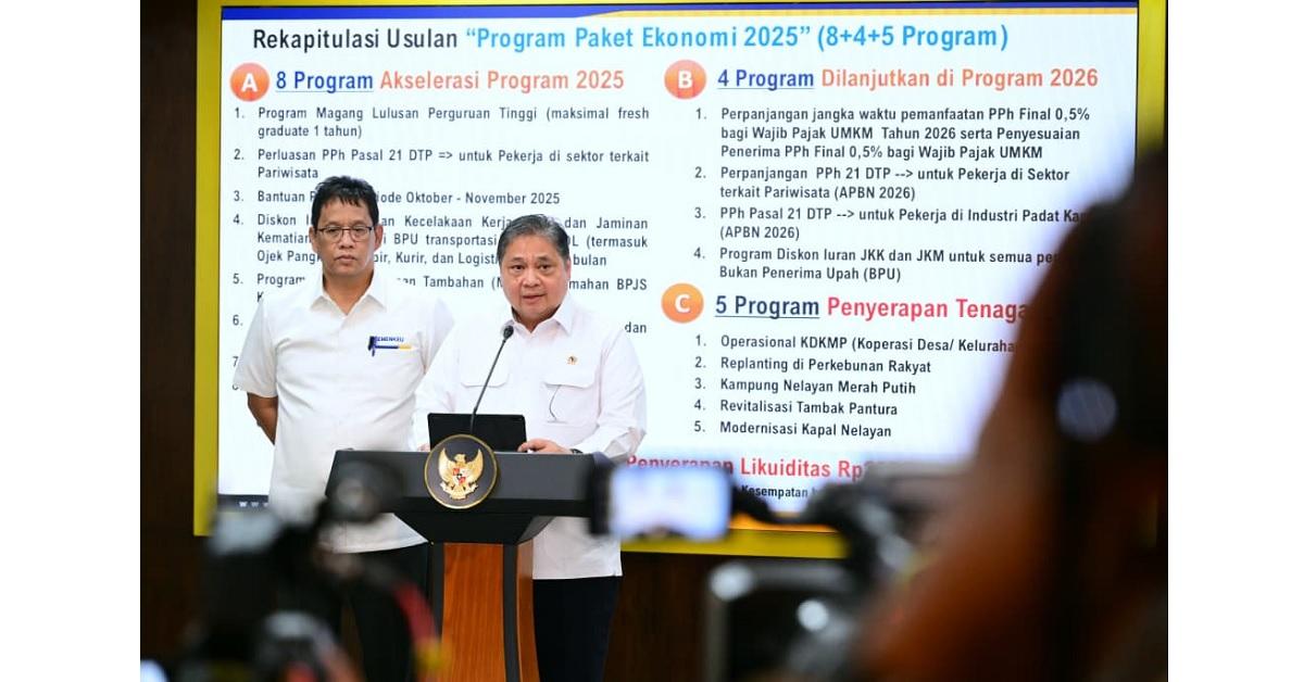 Paket Stimulus Ekonomi 8+4+5 Diyakini Berdampak pada Perluasan Lapangan Kerja & Daya Beli Masyarakat