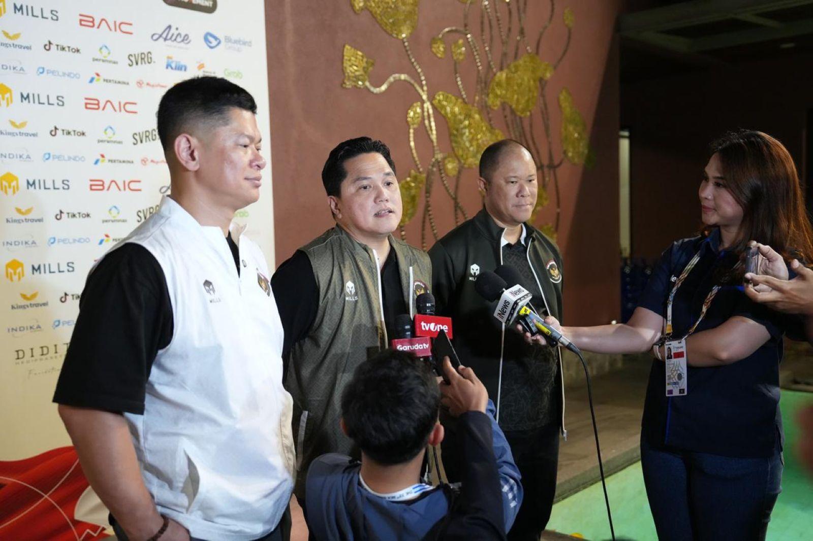 Raihan Medali SEA Games Memuaskan, Menpora Erick Thohir Sanjung Kekompakan Kontingen Indonesia