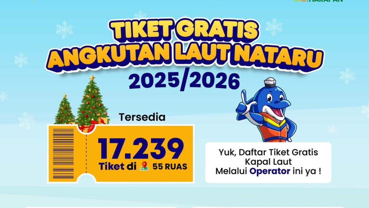 Mudik Gratis Kapal Kemenhub Nataru 2025/2026: Ada 17.239 Kuota, Cek Syarat, dan Jadwal Keberangkatan