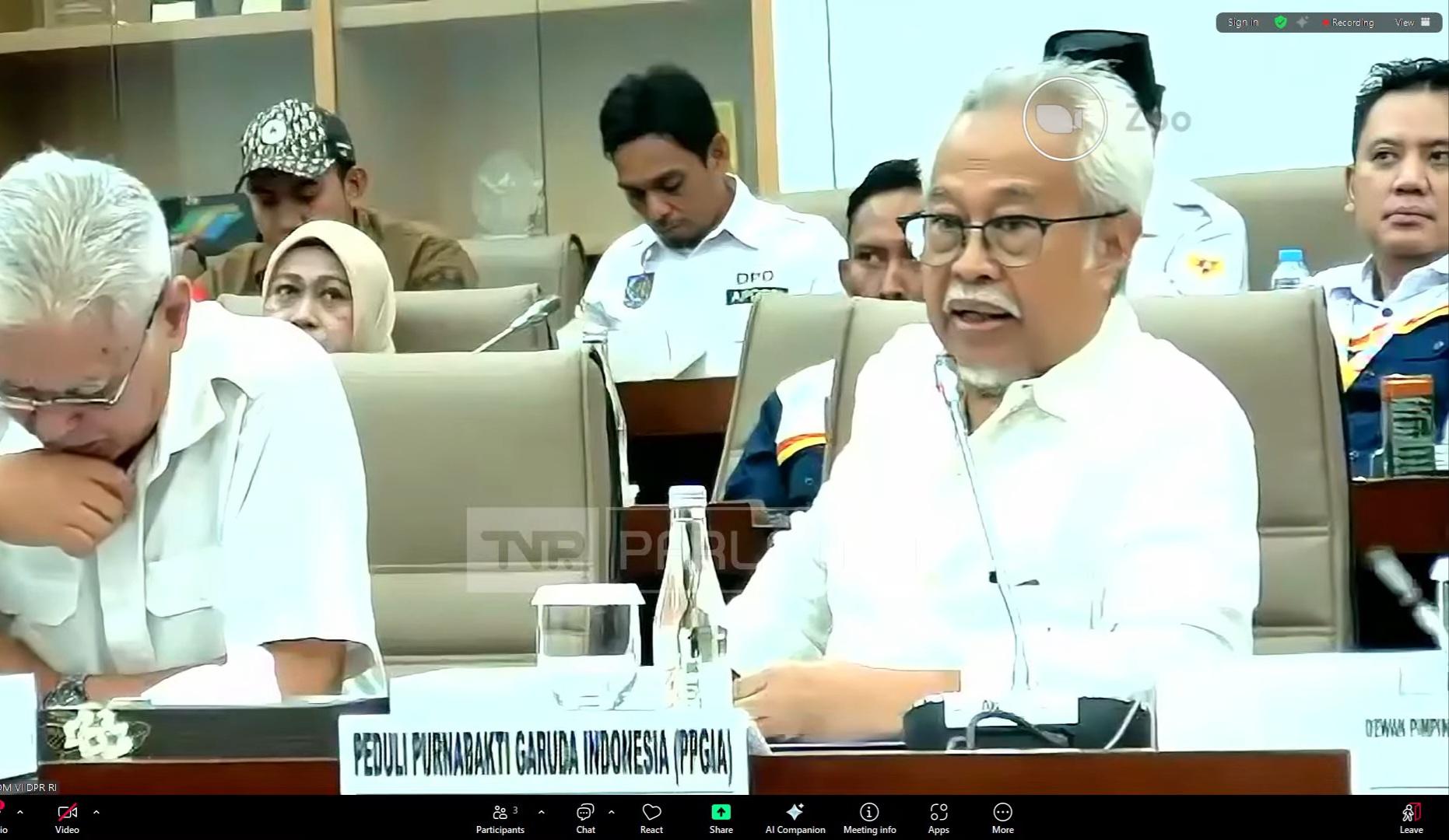 RDPU di DPR, PPGIA Minta Komisi VI Kawal Hak Pensiun Dampak Restrukturisasi Jiwasraya