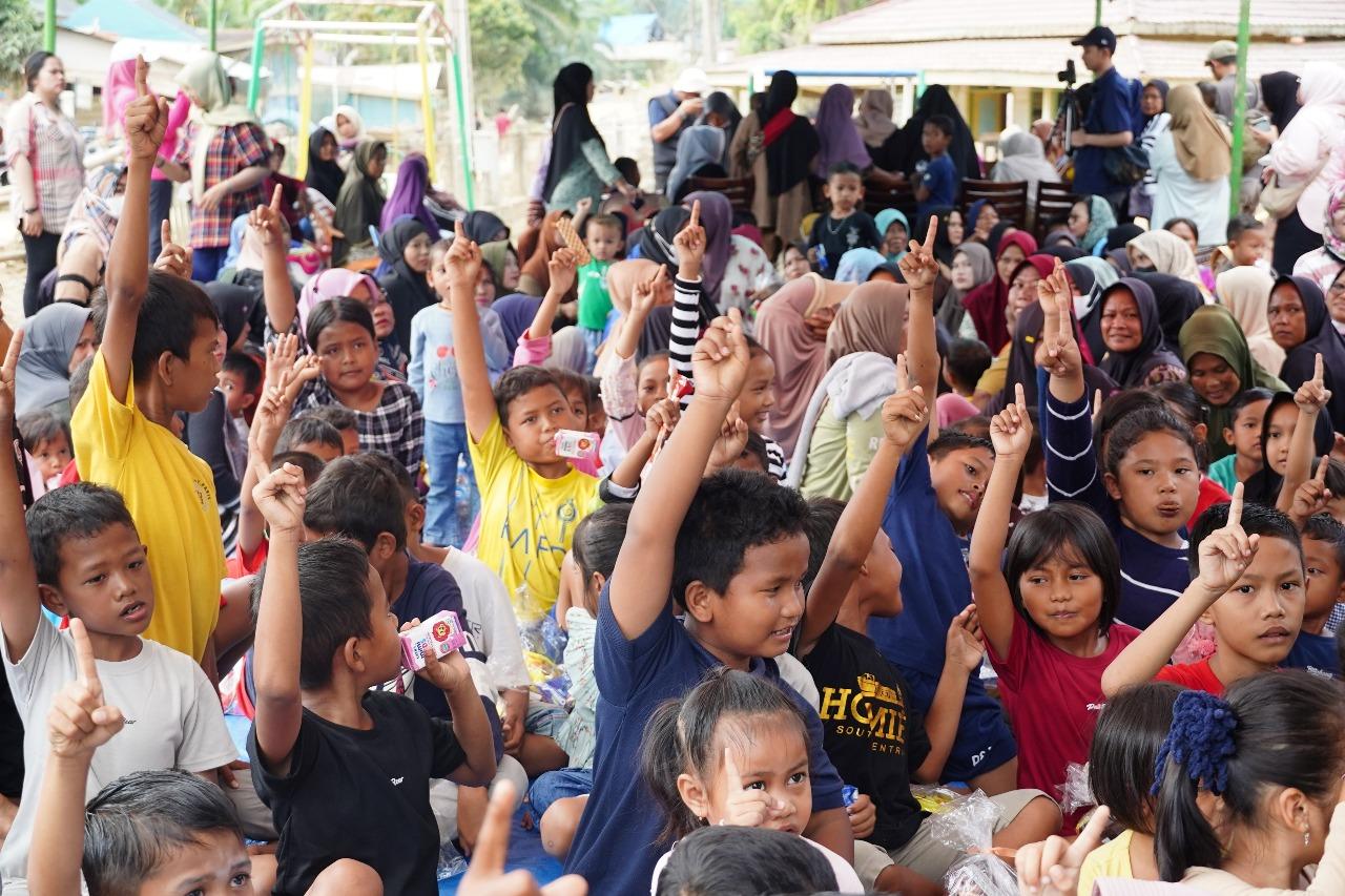 Ratusan Anak Korban Banjir di Aceh Tamiang Jalani Trauma Healing