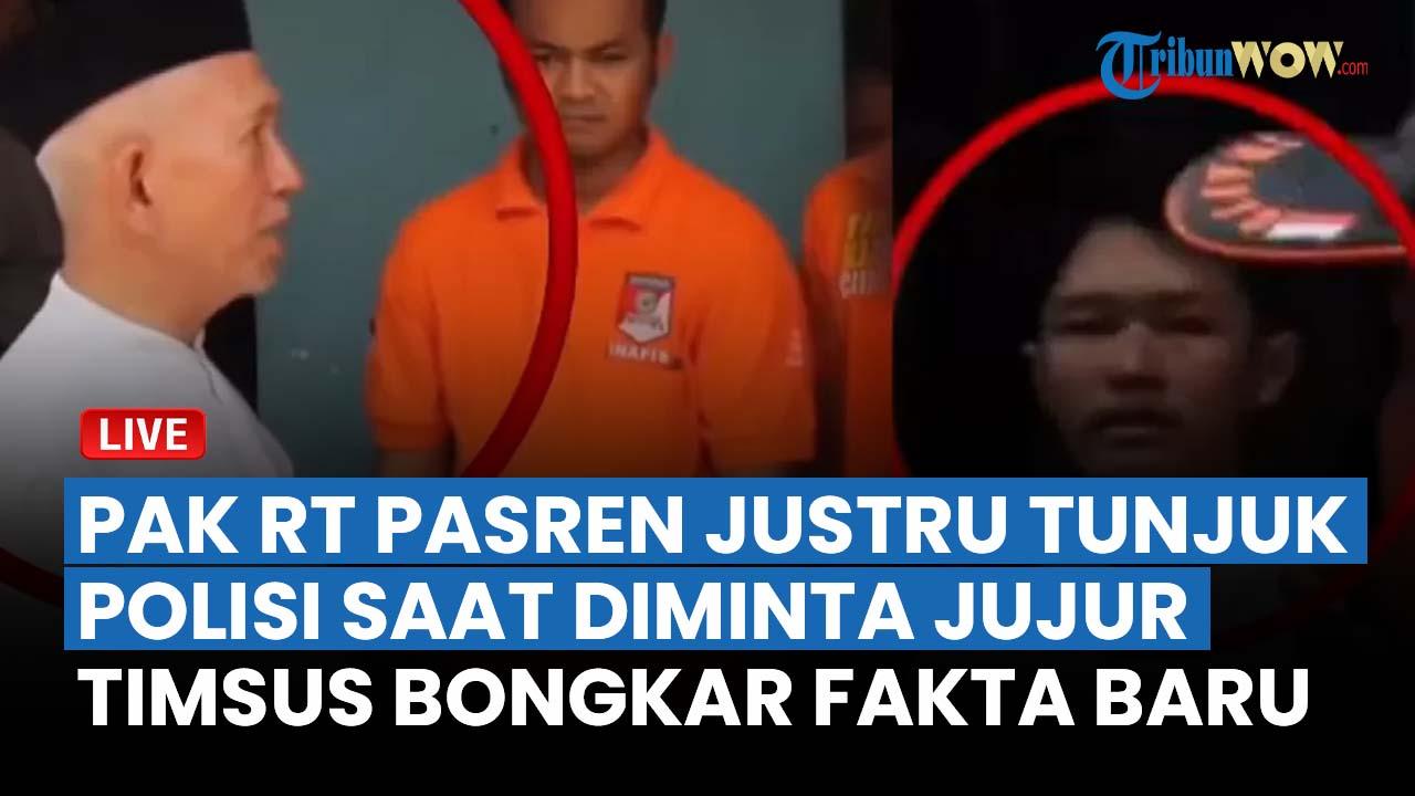 LIVE Pak RT Pasren Justru Tunjuk Polisi saat Diminta Jujur soal Kasus Vina, Timsus Bongkar Hal Ini