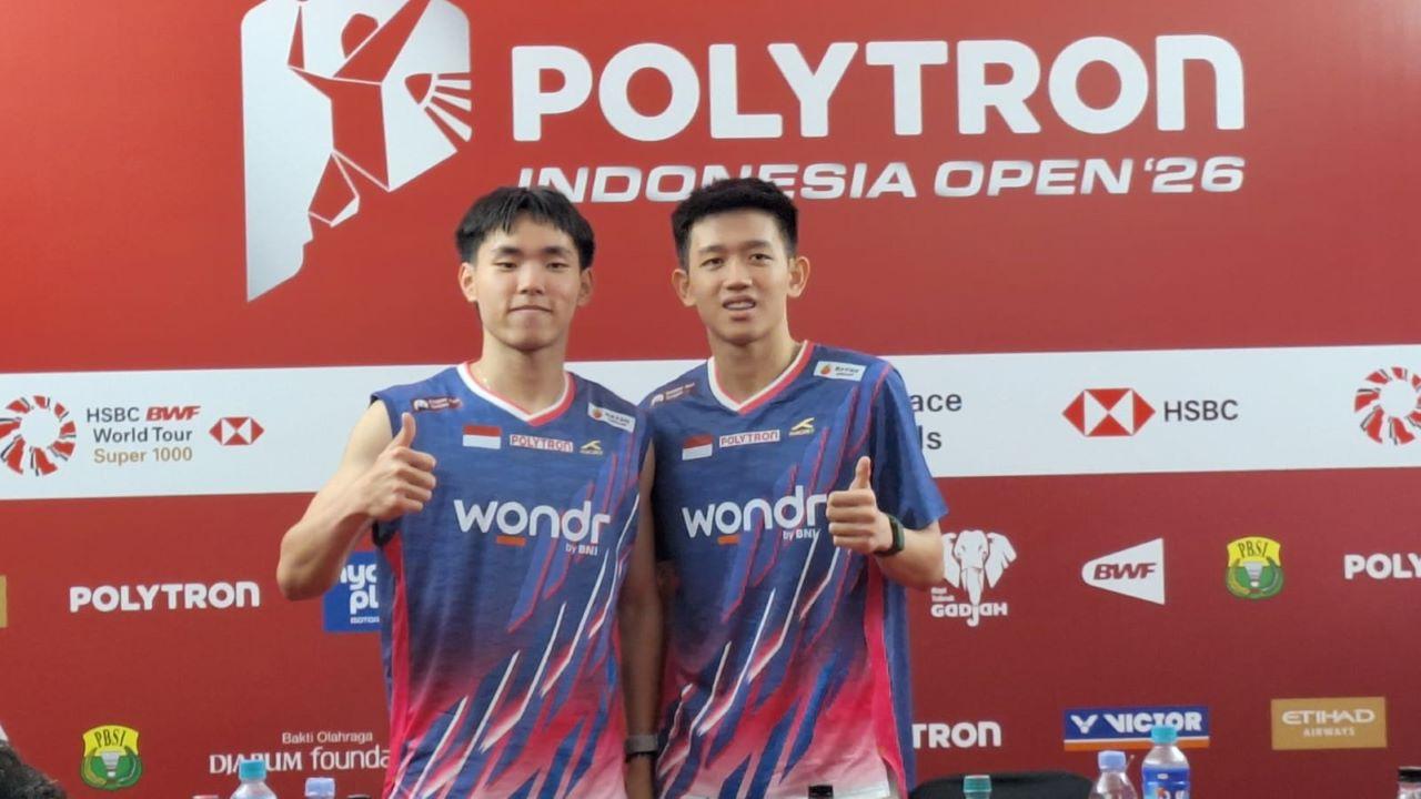 Hancurkan Raksasa Dunia, Raymond/Joaquin Selangkah Lagi Ukir Sejarah di Polytron Indonesia Open 2026
