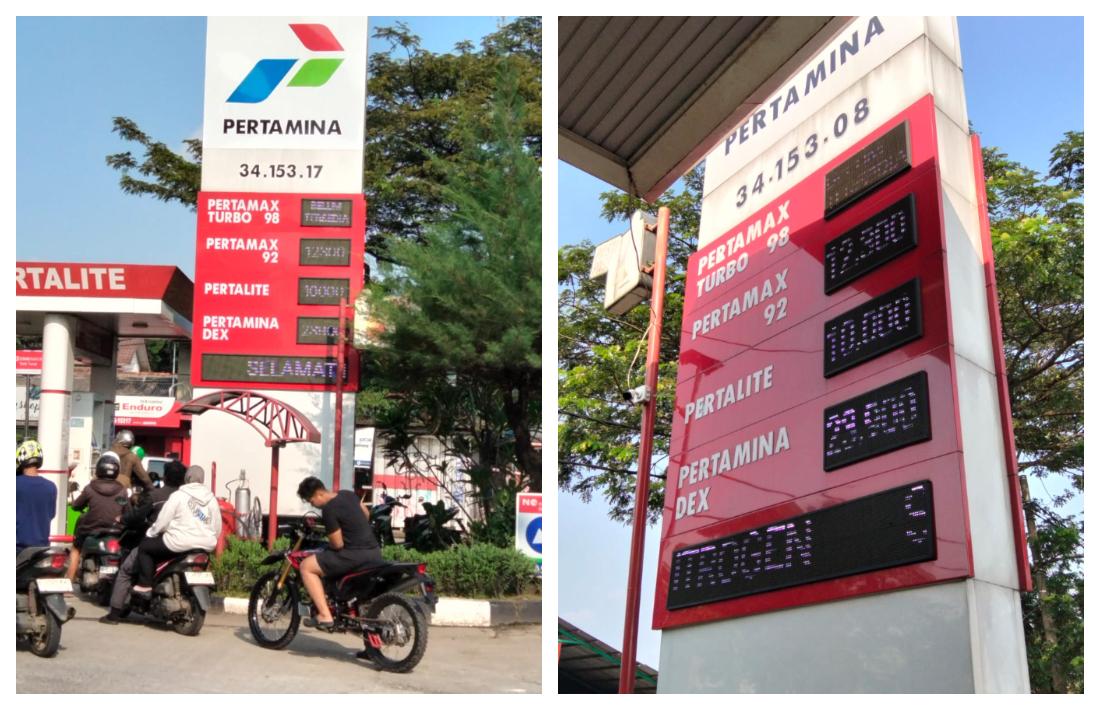 HARGA BBM NONSUBIDI - Warga mengantre mengisi bahan bakar minyak (BBM) di SPBU Pertamina di Jalan Ciater Raya, Serpong, Kota Tangerang Selatan, Sabtu, 18 April 2026. Pertamina telah menaikkan harga BBM jenis bensin Pertamax Turbo sebanyak Rp6.300 per liter, Pertamina Dex hingga Dexlite masing-masing naik sebanyak Rp9.400 per liter mulai hari ini.
