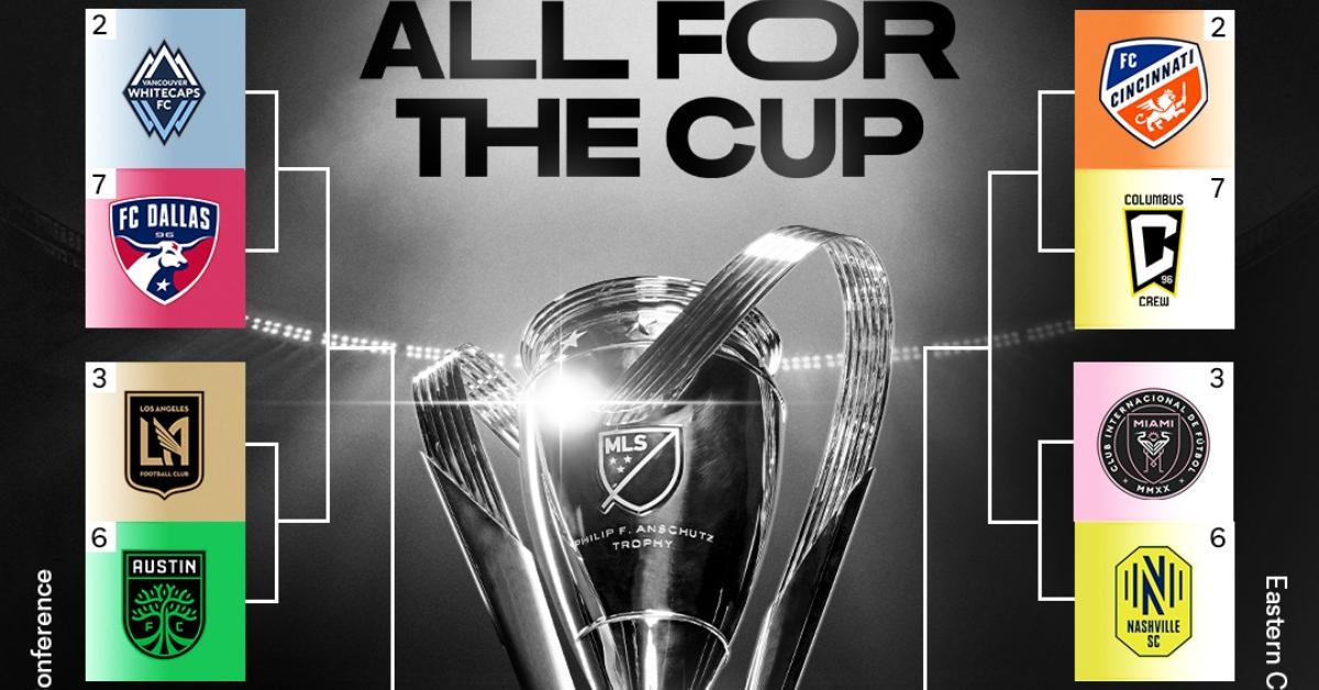 BABAK PLAYOFF - Bagan Playoff MLS 2025 akan mempertemukan Inter Miami dengan Nashville SC di babak 16 besar.