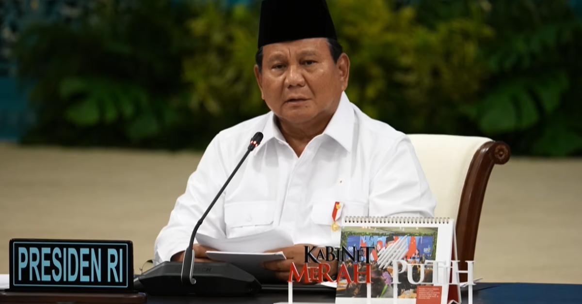 Prabowo Sebut 50 Ribu TNI-Polri Sudah Dikirim ke Lokasi Bencana Sumatra